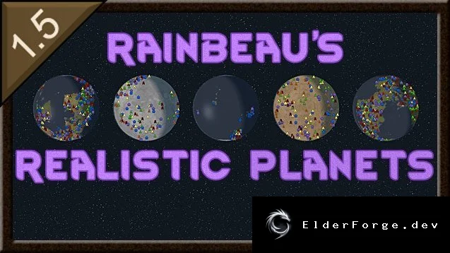 Realistic Planets Continued – реалистичные планеты и биомы для RimWorld