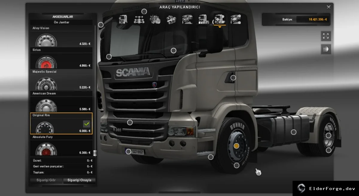 Обложка мода: Realistic Wheel Pack для всех грузовиков в Euro Truck Simulator 2 (V1.0)