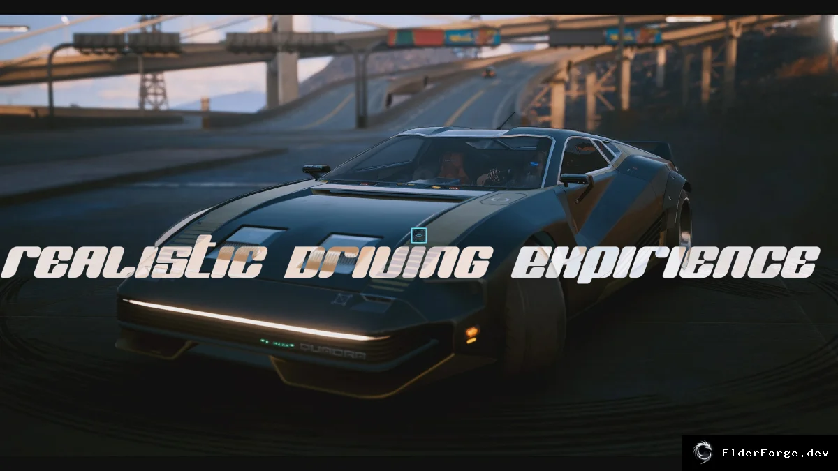 Обложка мода: Реалистичное управление транспортом в Cyberpunk 2077 — улучшенный дрифт и подвеска