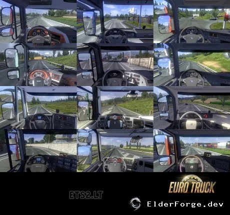 Обложка мода: Реальная камера для всех грузовиков ETS2 v1.2