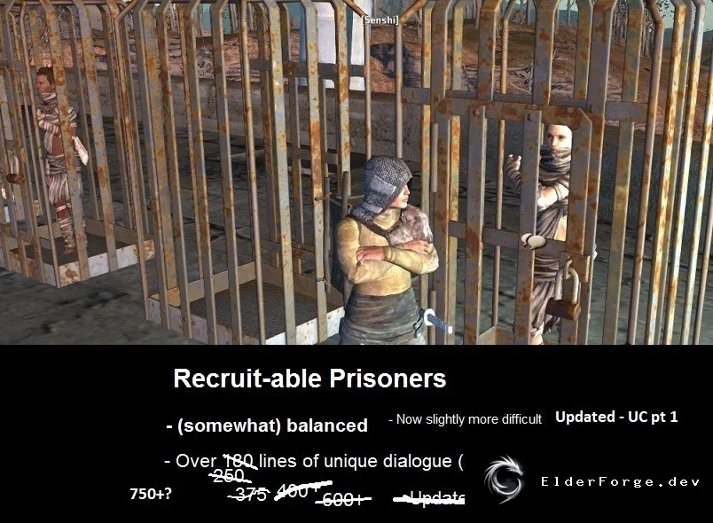 Обложка мода: Recruitable Prisoners – Вербовка заключённых в Kenshi