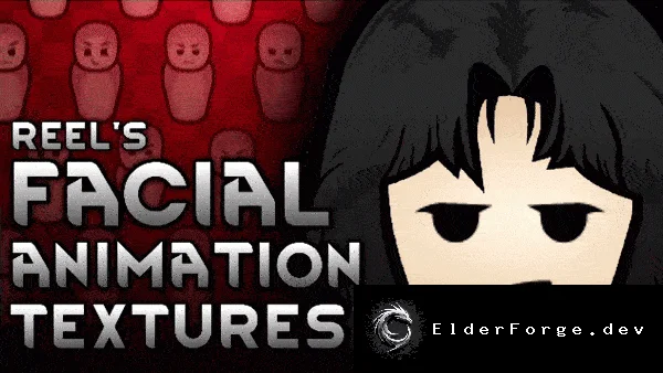 Reel's Facial Animation Textures для RimWorld – новые текстуры глаз и рта