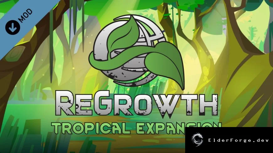 ReGrowth: Tropical – новые деревья и рельеф для тропического биома RimWorld