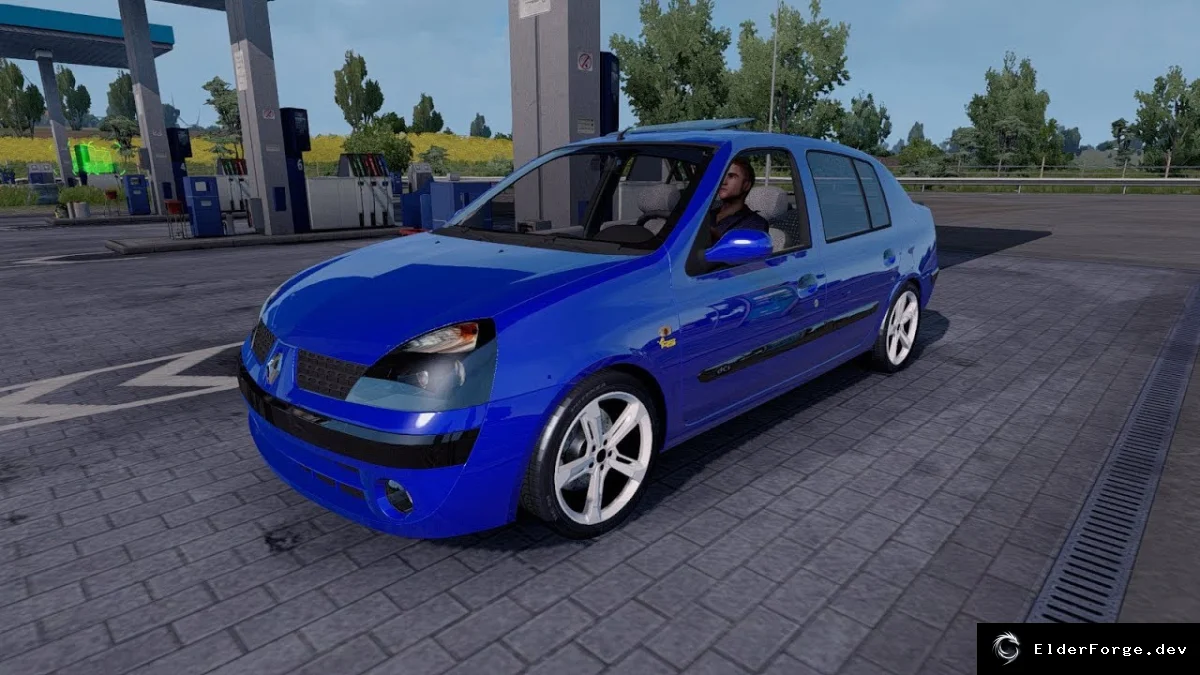 Обложка мода: Renault Clio II Symbol V1R50 – автомобиль для Euro Truck Simulator 2