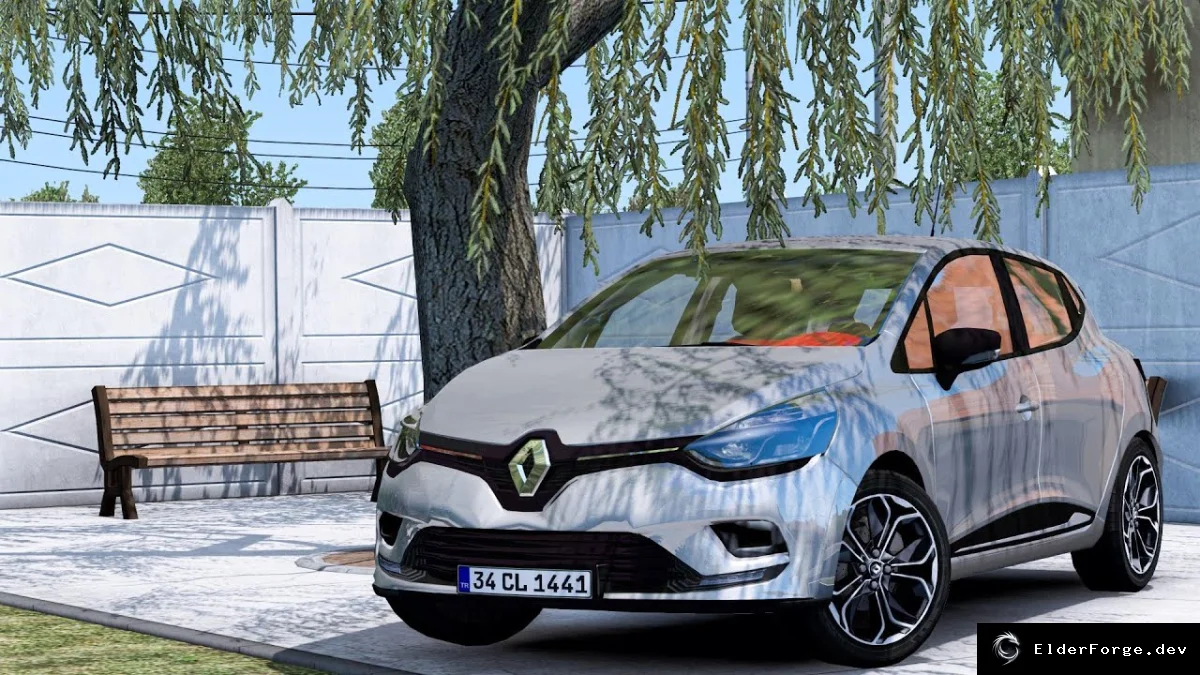 Обложка мода: Renault Clio IV для Euro Truck Simulator 2 – полное обновление 1.58