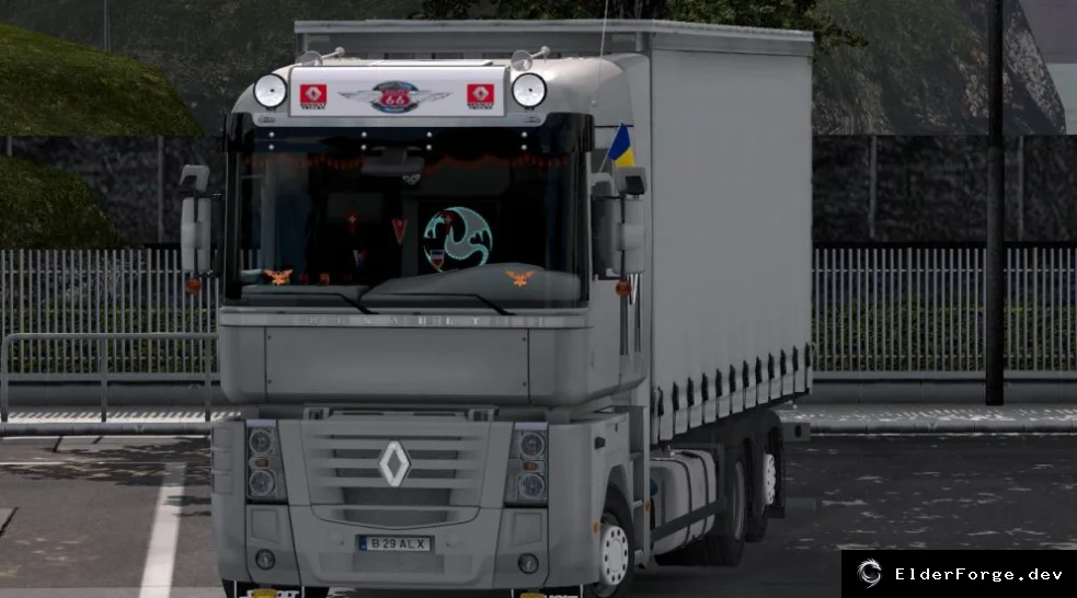 Обложка мода: Renault Magnum для Euro Truck Simulator 2 – новые цвета, звук, свет и улучшения