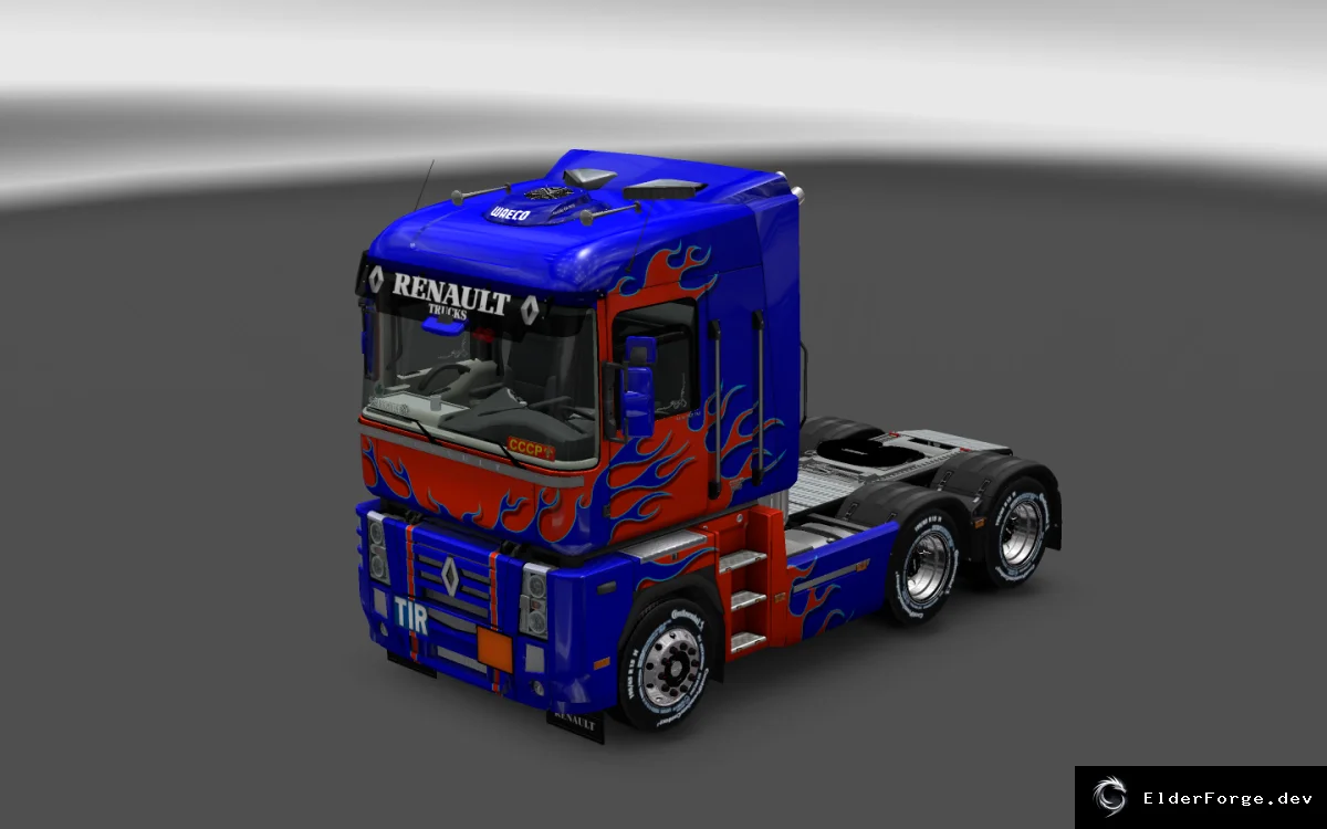 Обложка мода: Renault Magnum edit v2.2.3 – улучшенный Renault Magnum для Euro Truck Simulator 2
