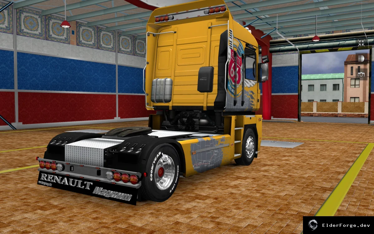 Обложка мода: Renault Magnum и Renault Magnum Legend – новые модели грузовиков для Euro Truck Simulator 2