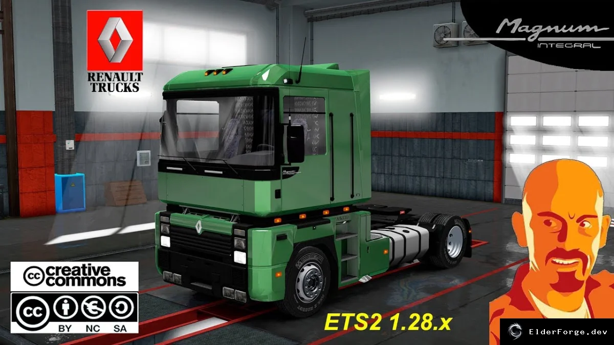 Обложка мода: Renault Magnum Integral – новый грузовик для Euro Truck Simulator 2