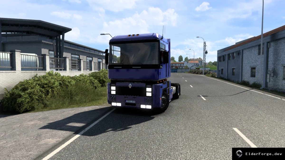 Обложка мода: Renault Magnum Integral – полностью проработанный грузовик для Euro Truck Simulator 2 (ETS2)