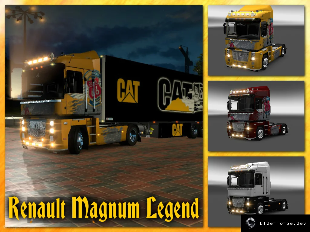 Обложка мода: Renault Magnum Legend – новый грузовик для Euro Truck Simulator 2
