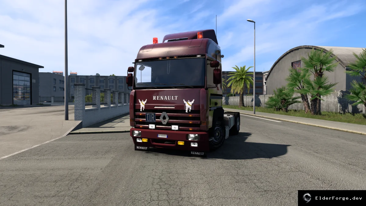 Обложка мода: Renault Major для Euro Truck Simulator 2 – новый автономный грузовик v2.0