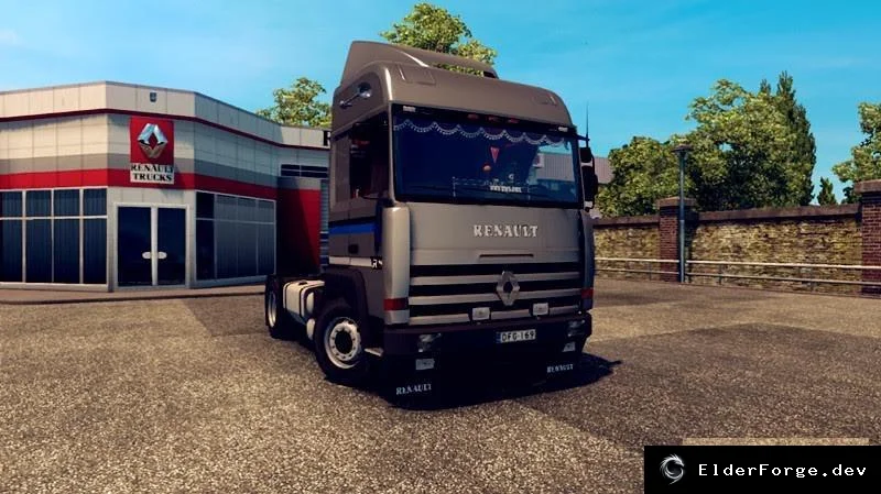 Обложка мода: Renault Major v2 – новый автопарк для Euro Truck Simulator 2