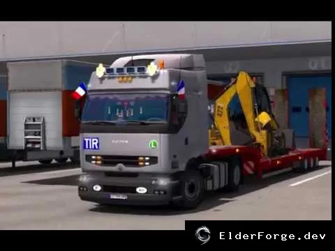 Обложка мода: Renault Premium DCI I 420 для Euro Truck Simulator 2 – полный тюнинг и новые анимации