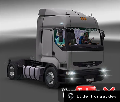 Обложка мода: Renault Premium DCI с интерьером v1.7.0 для Euro Truck Simulator 2