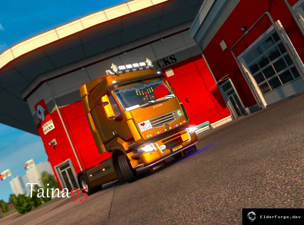 Обложка мода: Renault Premium для Euro Truck Simulator 2 – версия 1.22