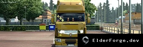 Обложка мода: Renault Premium Edit – новый интерьер кабины для Euro Truck Simulator 2
