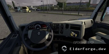Renault Premium – GPS дисплей для приборной панели в ETS2