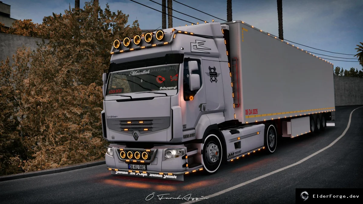 Обложка мода: Renault Premium Hinisli v1.0 – полная переработка модели для Euro Truck Simulator 2