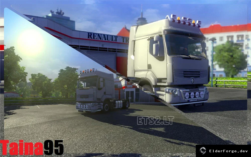 Обложка мода: Renault Premium – новая кабина для Euro Truck Simulator 2