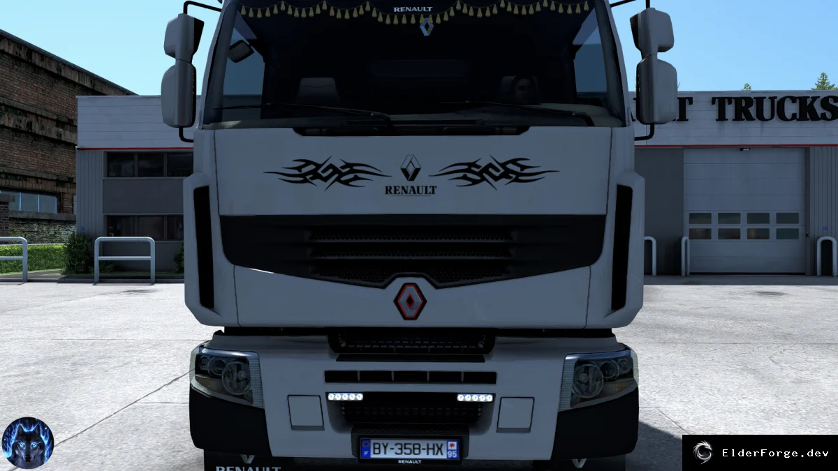 Обложка мода: Renault Premium Reworked для Euro Truck Simulator 2 – полная переработка (v5.4, патч 1.43)