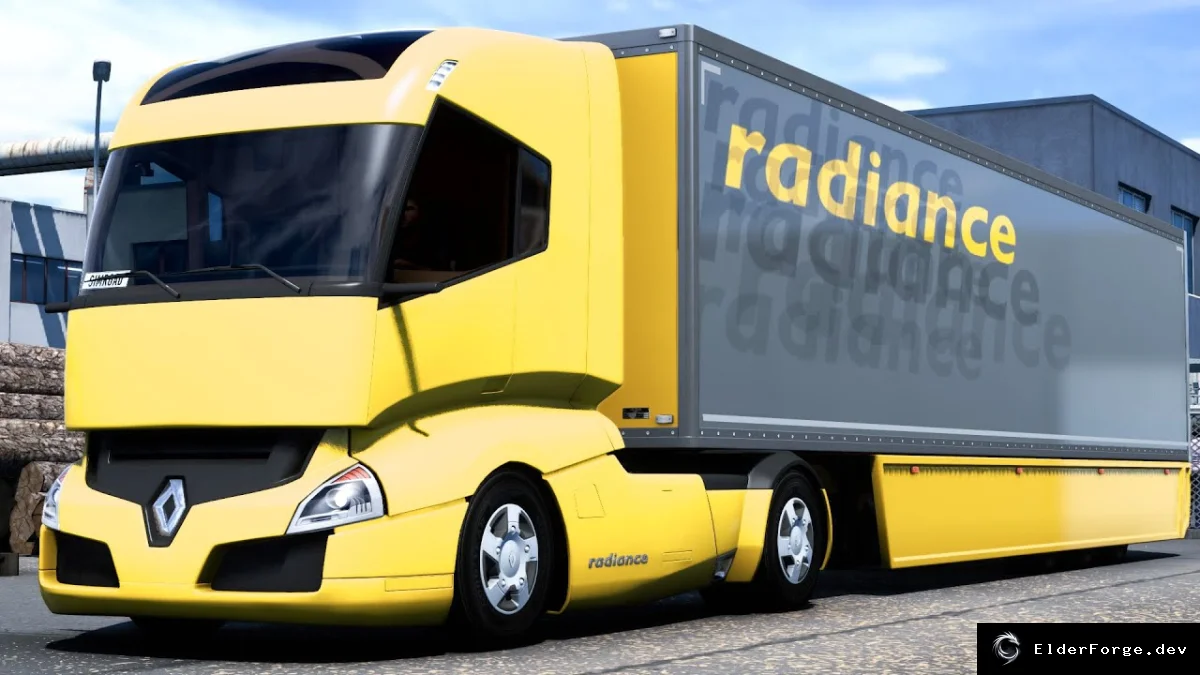 Обложка мода: Renault Radiance Concept – новый концепт‑грузовик для Euro Truck Simulator 2