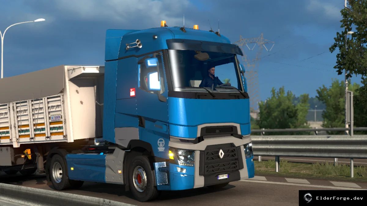 Обложка мода: Renault Range T 480 Euro 6 V8 – мод для ETS2 1.35.x от Polatl Mods Team