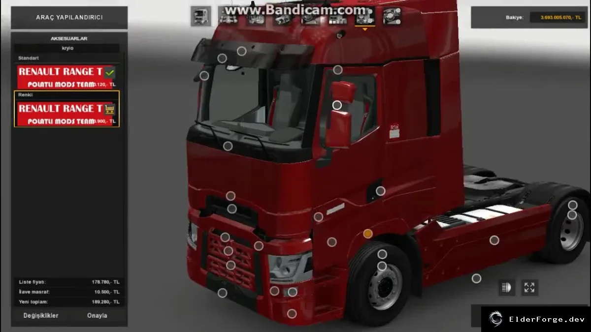 Обложка мода: Renault Range T 480 – новый грузовик для Euro Truck Simulator 2