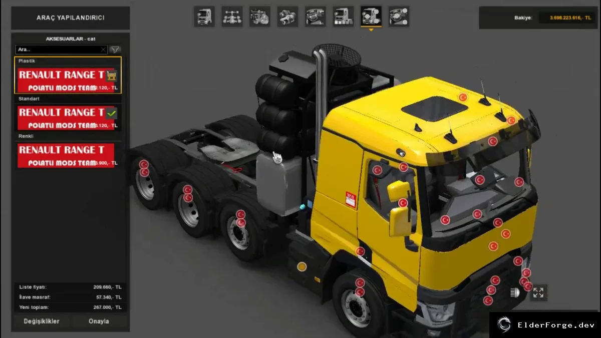 Обложка мода: Renault Range T 480 – полная модель для ETS2 v6.0