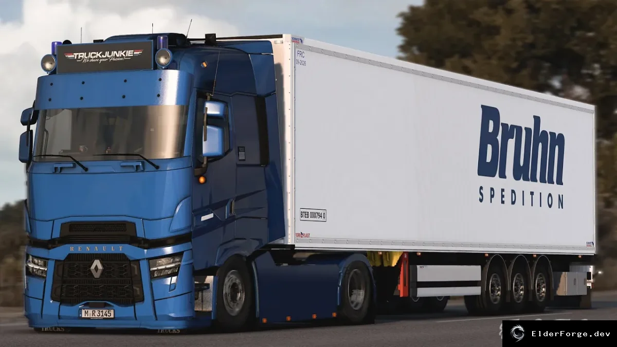 Обложка мода: Renault Range T Evo 2021 – новый автономный грузовик для Euro Truck Simulator 2