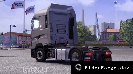 Обложка мода: Renault Range T – новый грузовик для Euro Truck Simulator 2