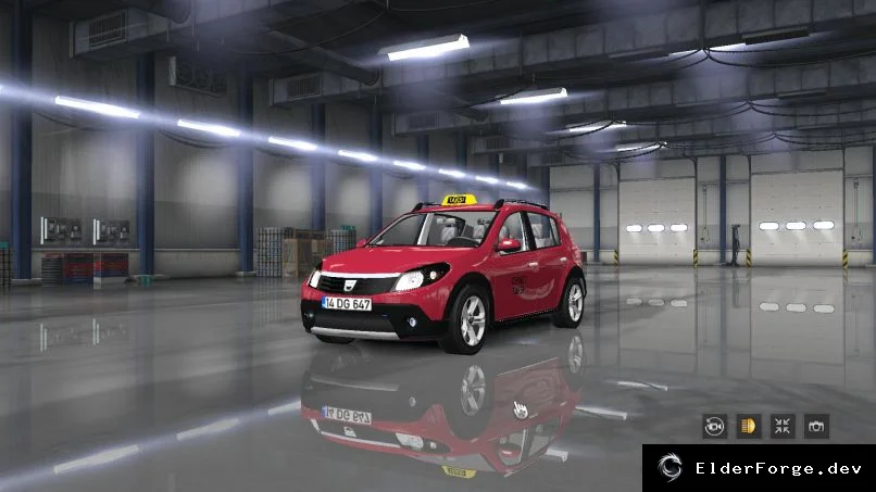 Обложка мода: Renault Sandero 2010 для Euro Truck Simulator 2 – версия 1.7 (ETS2 1.38)