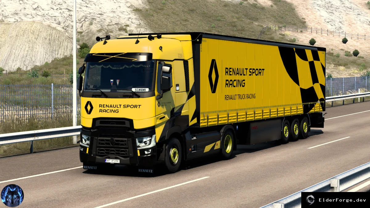 Обложка мода: Renault T Reworked – улучшенный грузовик для Euro Truck Simulator 2 (v1.7)