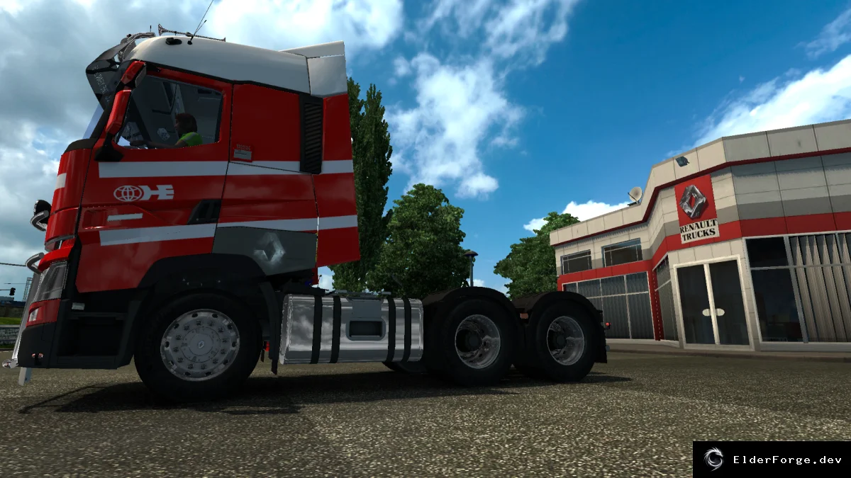 Обложка мода: Renault T v6.0 – новый интерьер для Euro Truck Simulator 2