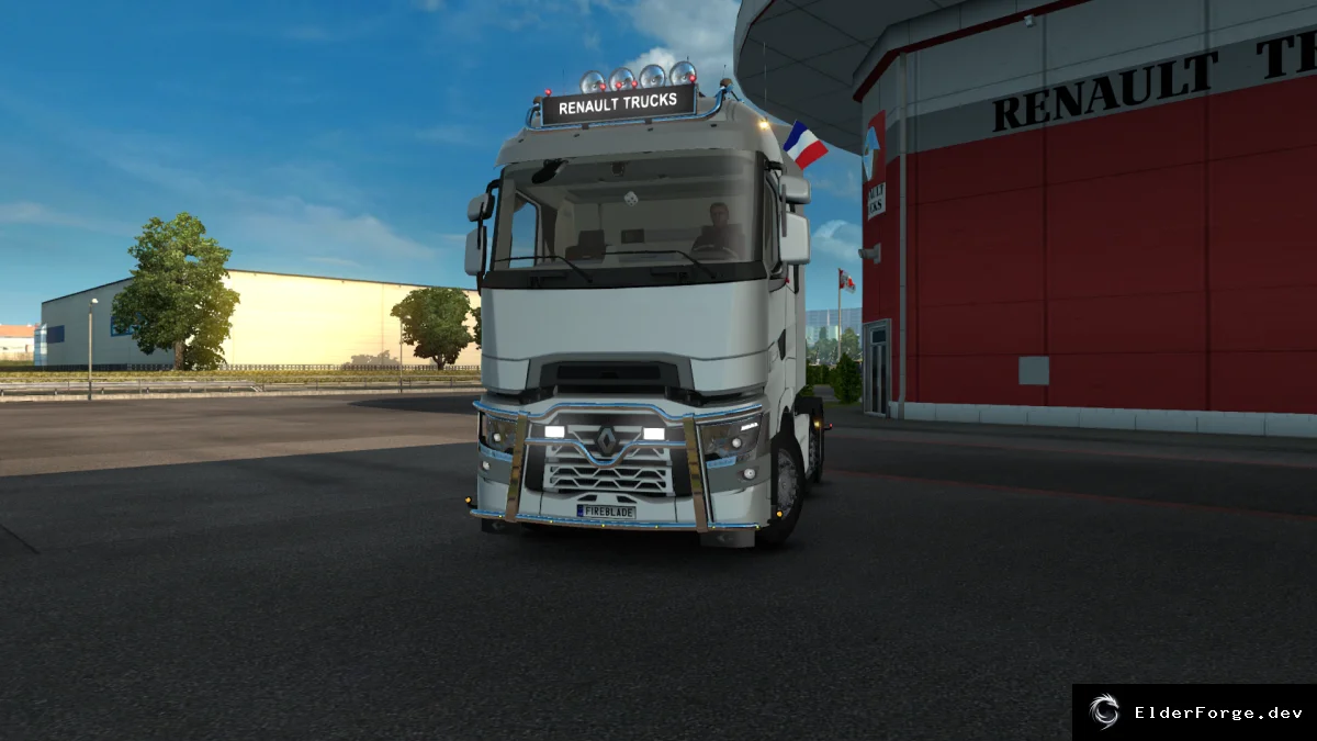 Обложка мода: Renault T v6.2 – новый грузовик для Euro Truck Simulator 2 (ETS2)