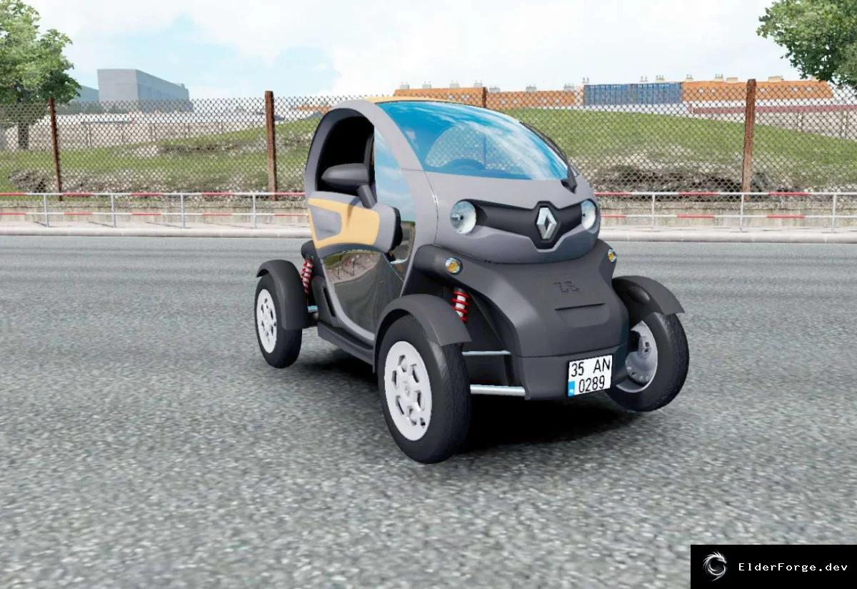 Обложка мода: Renault Twizy Z.E. 2012 – новый электромобиль для Euro Truck Simulator 2