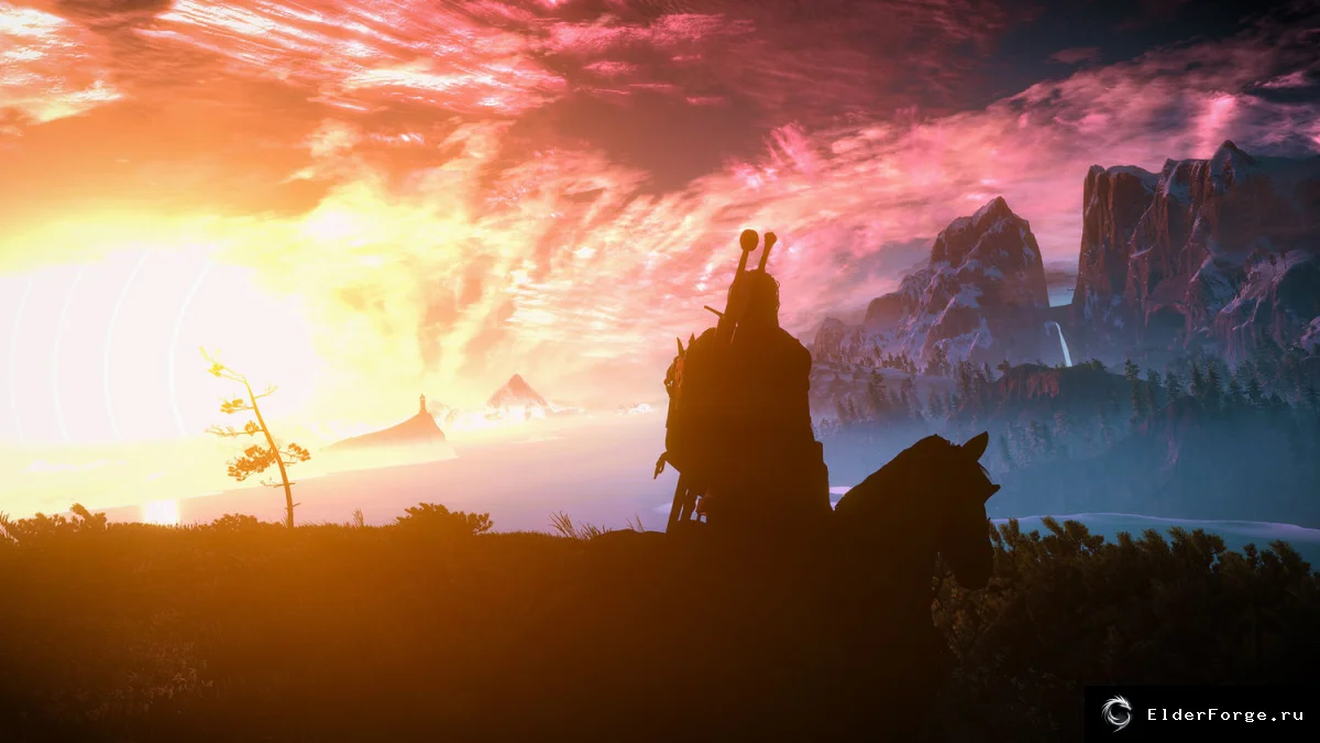 Обложка мода: Ретекстур облаков в 4K для The Witcher 3 – улучшенные небеса