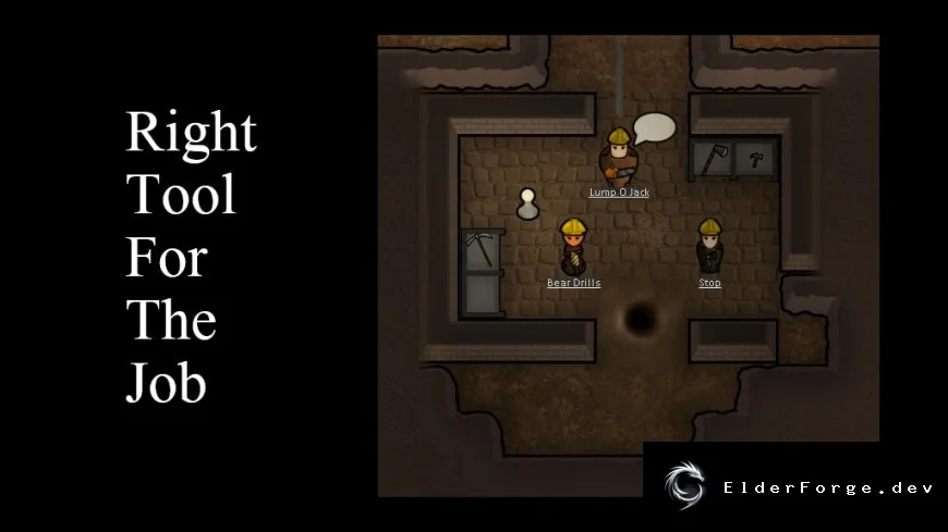 Right Tool For The Job (Continued) – новые инструменты и пояса для колонистов RimWorld