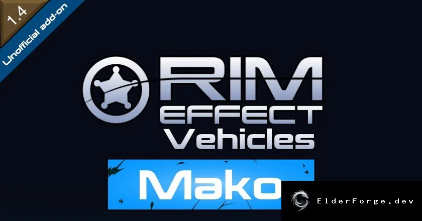 Обложка мода: Rim-Effect Vehicles: Mako – новый боевой автомобиль для RimWorld