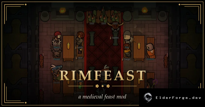 RimFeast – Средневековые пиры и придворные интриги в RimWorld