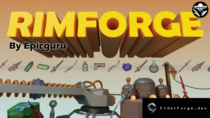 RimForge – новые сплавы, оружие и кузница для RimWorld
