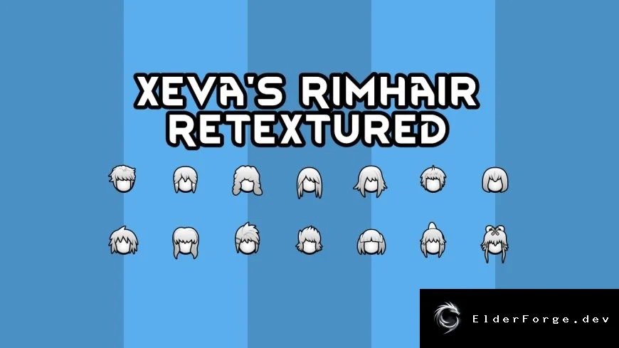 Rimhair HD Retexture от Xeva – улучшенный визуал для RimWorld