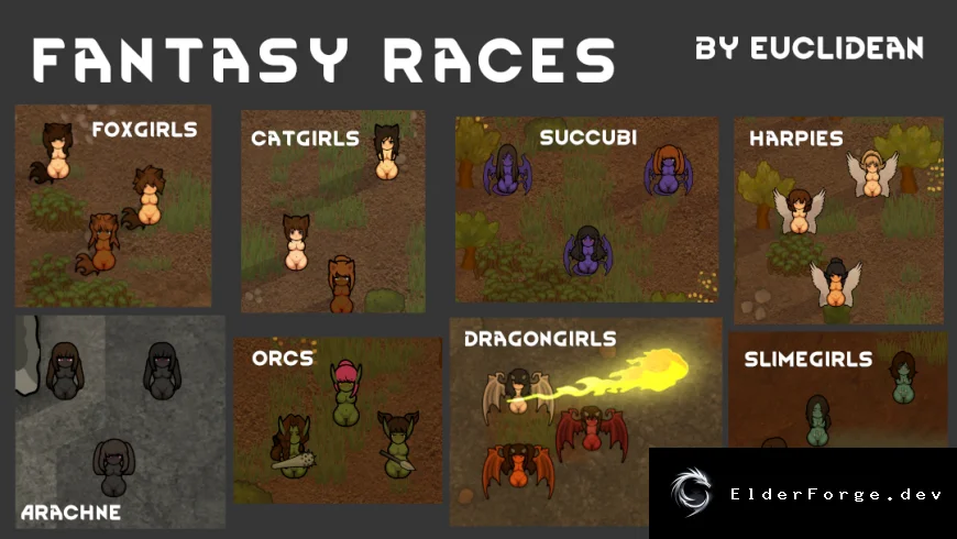 RimJobWorld – Fantasy Races: новые расы для RimWorld