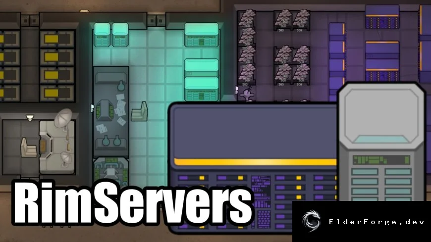 RimServers – серверы для энергии, исследований и дохода в RimWorld