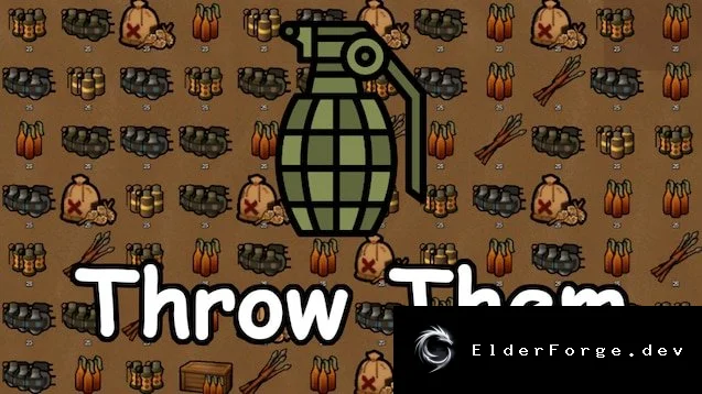 RimWorld: Бросайте гранаты в бою, не опуская оружие – мод Throw Them