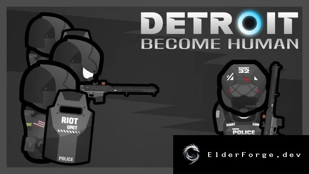 RimWorld: Detroit: Become Human Police Gear – SWAT и спецназ экипировка