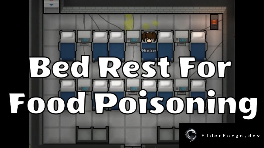 RimWorld: Пищевое отравление – постельный режим