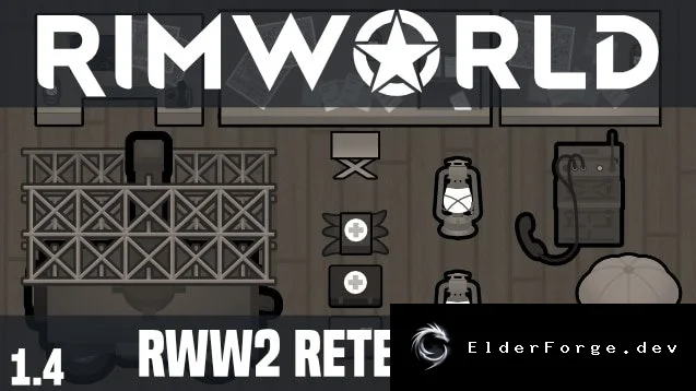 RimWorld War 2 Retextures – улучшенные текстуры зданий и предметов