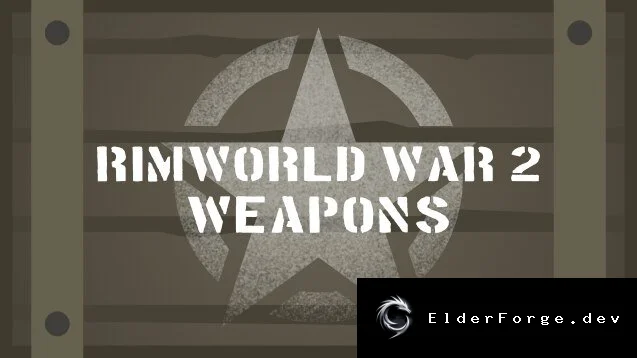 RimWorld War 2 Weapons – набор огнестрия без основного мода