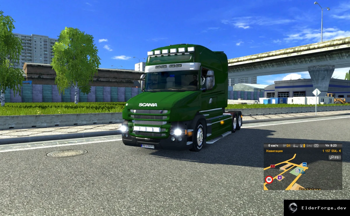 Обложка мода: RJL's Scania T – Полный HD‑рерайт интерьера и экстерьера для Euro Truck Simulator 2